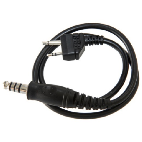 Lancer Tactical Airsoft PTT 2-Radio Connection - Midland Version