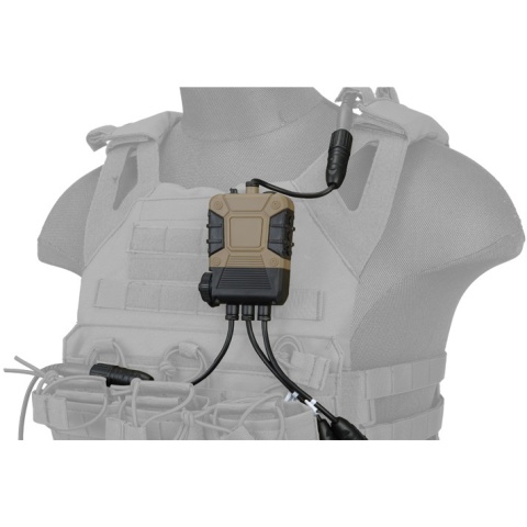 Lancer Tactical Z40PS Pro Push-To-Talk (PTT) Lite Edition - Icom