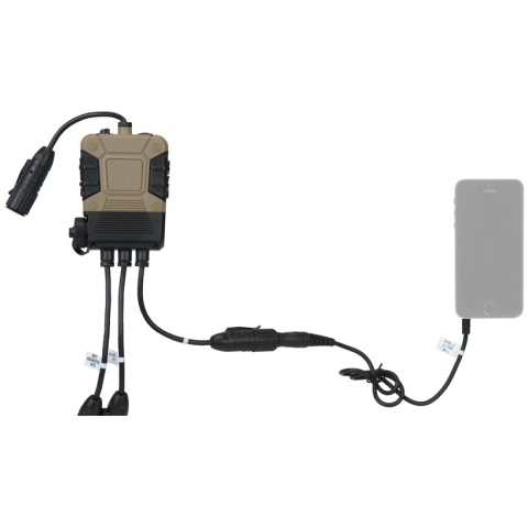 Lancer Tactical Z40PS Pro Push-To-Talk (PTT) Lite Edition - Icom