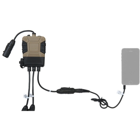 Lancer Tactical Z40PS Pro Push-To-Talk (PTT) Lite Edition - Midland