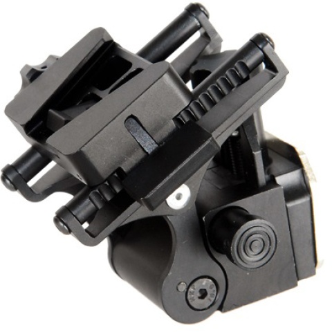 Lancer Tactical TATM Night Vision Goggle Helmet Mount - BLACK