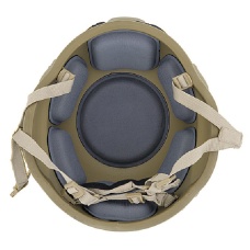 Lancer Tactical ACH MICH 2000 Airsoft Helmet with Side Rail - TAN