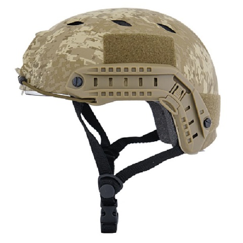 Lancer Tactical Airsoft Tactical BJ Type Basic Visor Helmet (Color: Desert Digital)