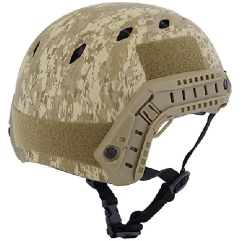 Lancer Tactical Airsoft Tactical BJ Type Basic Visor Helmet (Color: Desert Digital)