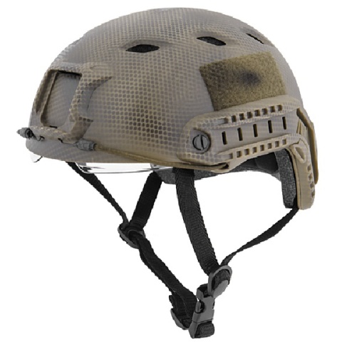 Lancer Tactical Airsoft Tactical BJ Type Basic Visor Helmet (Color: Navy Camo)