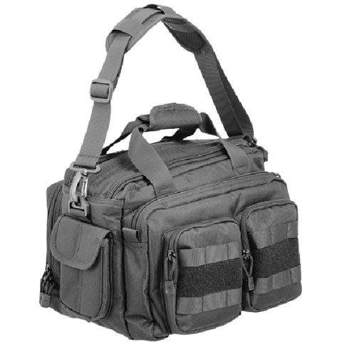 Lancer Tactical CA-980B Small Range Bag with MOLLE Webbing - BLACK