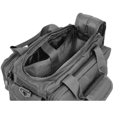 Lancer Tactical CA-980B Small Range Bag with MOLLE Webbing - BLACK