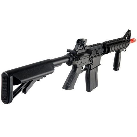 ICS Airsoft M4 AEG Metal CQB Foregrip Top Rail - BLACK