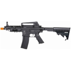 ICS Airsoft M4 AEG CQB w/ Retractable LE Stock - BLACK