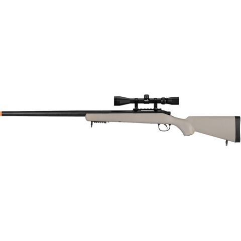 WellFire Airsoft VSR-10 Bolt Action Rifle w/ Scope - TAN