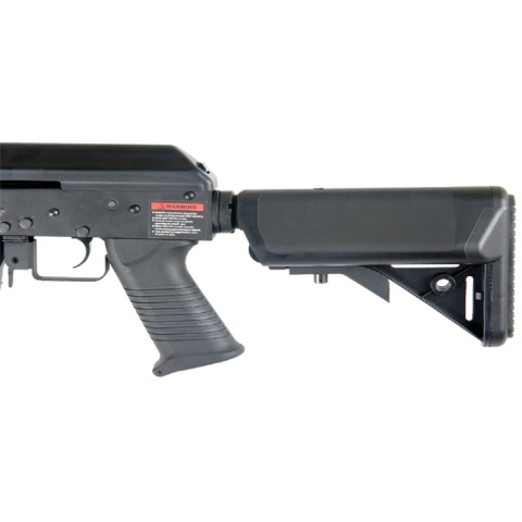 Lancer Tactical Airsoft AK Full Metal RIS Tactical AEG Rifle - BLACK