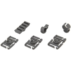 UK Arms MOLLE System Accessory Clips Kit - FOLIAGE GREEN