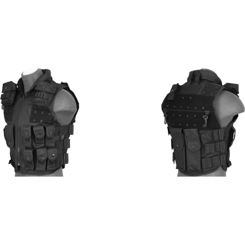 UK Arms SWAT/Police Law Enforcement Replica Tactical Vest w/ Patches