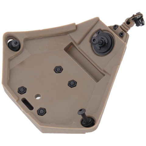 UK Arms L3 Series Helmet NVG Mount Component - DARK EARTH