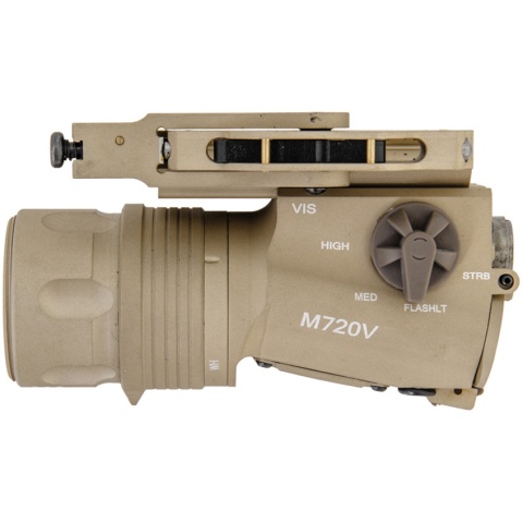 UK Arms M720V Quick Detach Weapon Light with Remote Switch - TAN