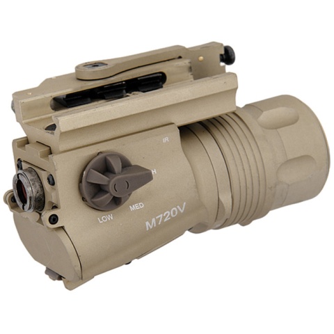 UK Arms M720V Quick Detach Weapon Light with Remote Switch - TAN