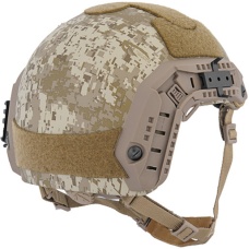 Lancer Tactical Airsoft Adjustable Maritime Helmet (LARGE) - DESERT DIGITAL