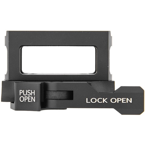 UK Arms Airsoft Micro T1 Hollow Red Dot Riser Mount - BLACK