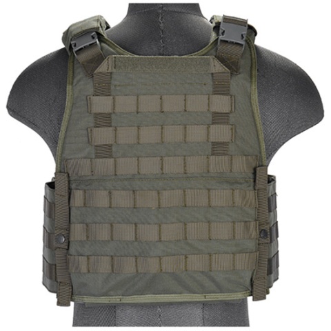 UK Arms Airsoft Tactical SPC Scalable Tactical Vest (Sage)