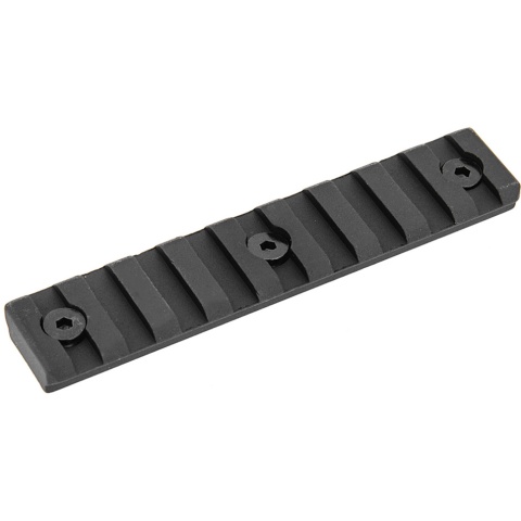 UK Arms Airsoft 9-Slot NSR Keymod Rail Section - BLACK