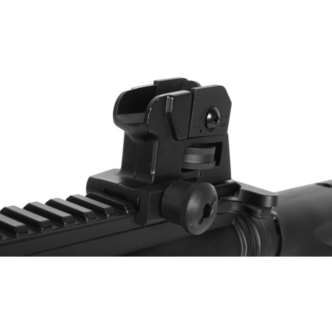 JG M4 Full Metal CQB-R M4 Series Airsoft AEG - BLACK