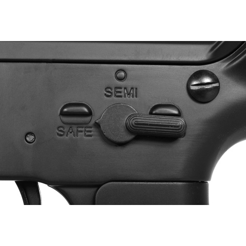 JG M4 Full Metal CQB-R M4 Series Airsoft AEG - BLACK