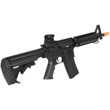 JG M4 Full Metal CQB-R M4 Series Airsoft AEG - BLACK
