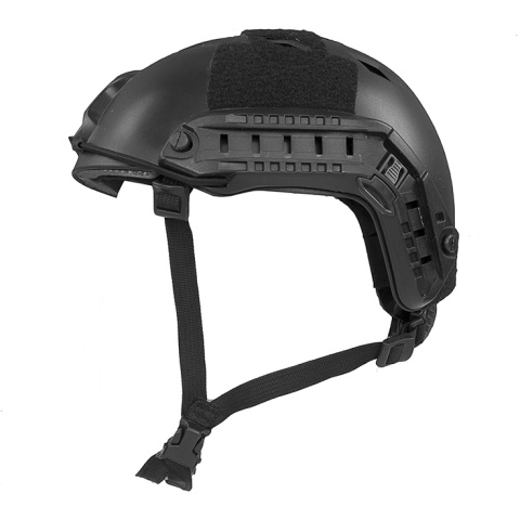 Firepower Airsoft Base Jump Style Helmet w/ Accessory RIS - BLACK