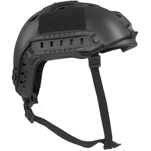 Firepower Airsoft Base Jump Style Helmet w/ Accessory RIS - BLACK