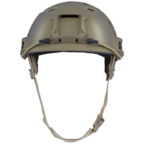 Firepower Airsoft Base Jump Style Helmet w/ Accessory RIS - TAN - DISCONTINUED