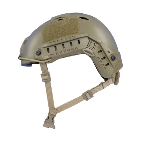 Firepower Airsoft Base Jump Style Helmet w/ Accessory RIS - TAN - DISCONTINUED