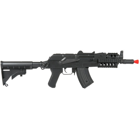 Lancer Tactical Tactical AK74U AEG w/ Full RIS Handguard - BLACK