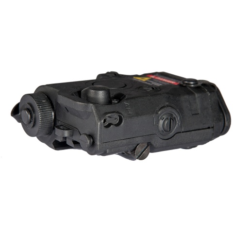 Lancer Tactical PEQ-15 Battery Case and Red Laser Designator - BLACK