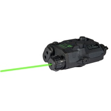 Lancer Tactical PEQ-15 LA-5 Battery Case w/ Green Laser Designator - BLACK