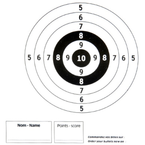 Well Fire Airsoft 3 Round Shooting Target Trainer w/ NET - BLACK