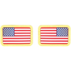 AMA Airsoft U.S. Flag Forward/Reverse Rubber Patch Set