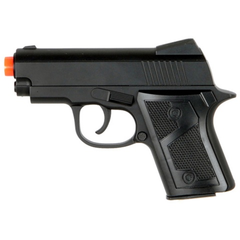 UK Arms Airsoft Makarov Spring Powered Metal Pistol - BLACK