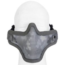 UK Arms Airsoft Tactical Metal Mesh Half Mask - ACU PRINT