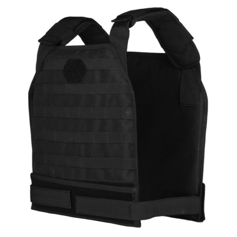 AMA Airsoft MOLLE Modular Plate Carrier - BLACK