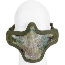 UK Arms Airsoft Tactical Metal Mesh Half Mask - MODERN CAM