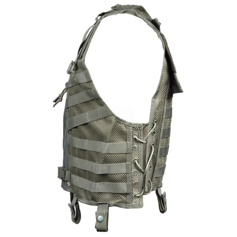 AMA 600D MOLLE Mesh Airsoft Vest - ACU