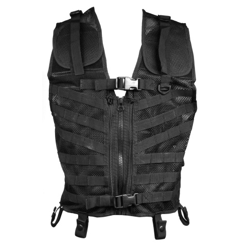 AMA 600D Construction MOLLE Vest - BLACK