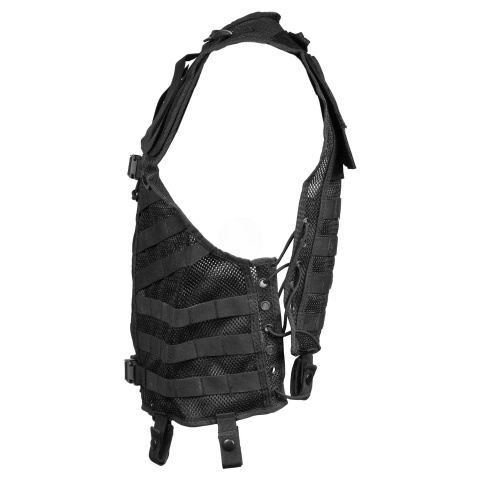 AMA 600D Construction MOLLE Vest - BLACK