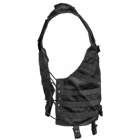 AMA 600D Construction MOLLE Vest - BLACK
