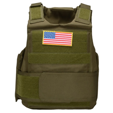 AMA 600D M-Armor Tactical Airsoft Vest - OD GREEN