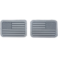 AMA Airsoft U.S. Flag Forward/Reverse Patch Set - ACU