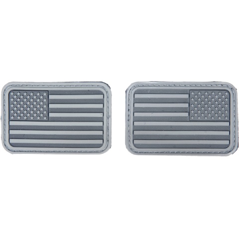 AMA Airsoft U.S. Flag Forward/Reverse Patch Set - ACU