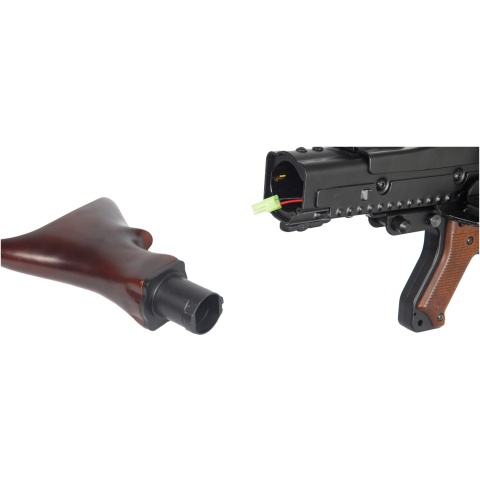 AGM Full Metal MG42 World War II Airsoft AEG Machine Gun - REAL WOOD