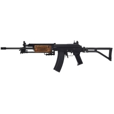 ICS Airsoft Galil ICAR AEG GRM Full Metal w/ Wood Handguard - BLACK