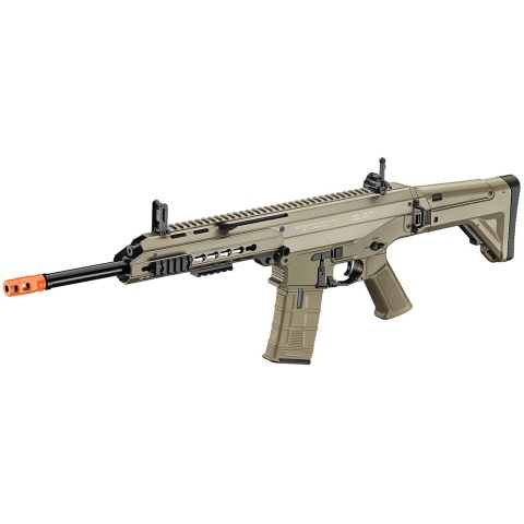 ICS Airsoft CXP APE Full Metal KeyMod Handguard Long Barrel Type- TAN